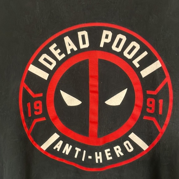 Marvel Dead Pool Anti-Hero  T-Shirt Black Red Sz XL Unisex, Marvel , Good shape! - Picture 3 of 6